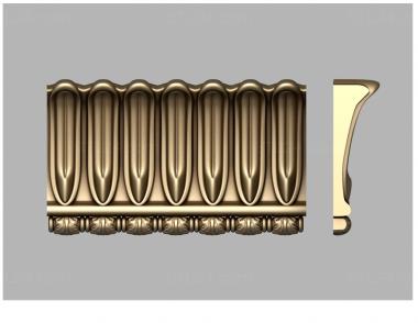 Onlays (Cornice, NK_0836) 3D models for cnc